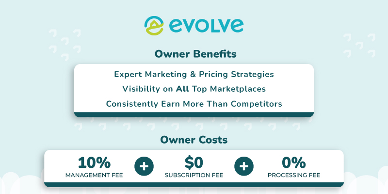 Graphic showing Evolve owner benefits and owner costs